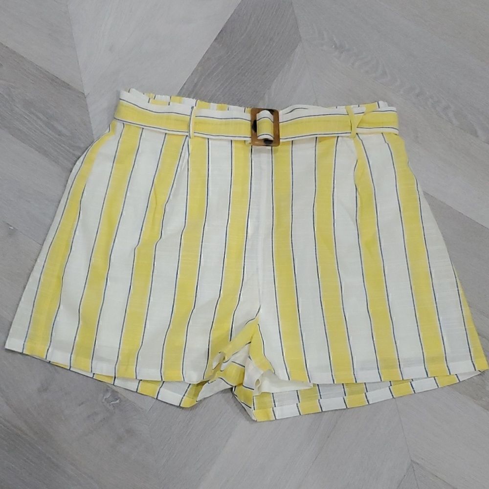 Altar'd State Womans, Belted Stripe Shorts , NWT,  Size Medium